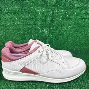 ECCO Women’s Golf Shoes Size 8 White Leather – Like New